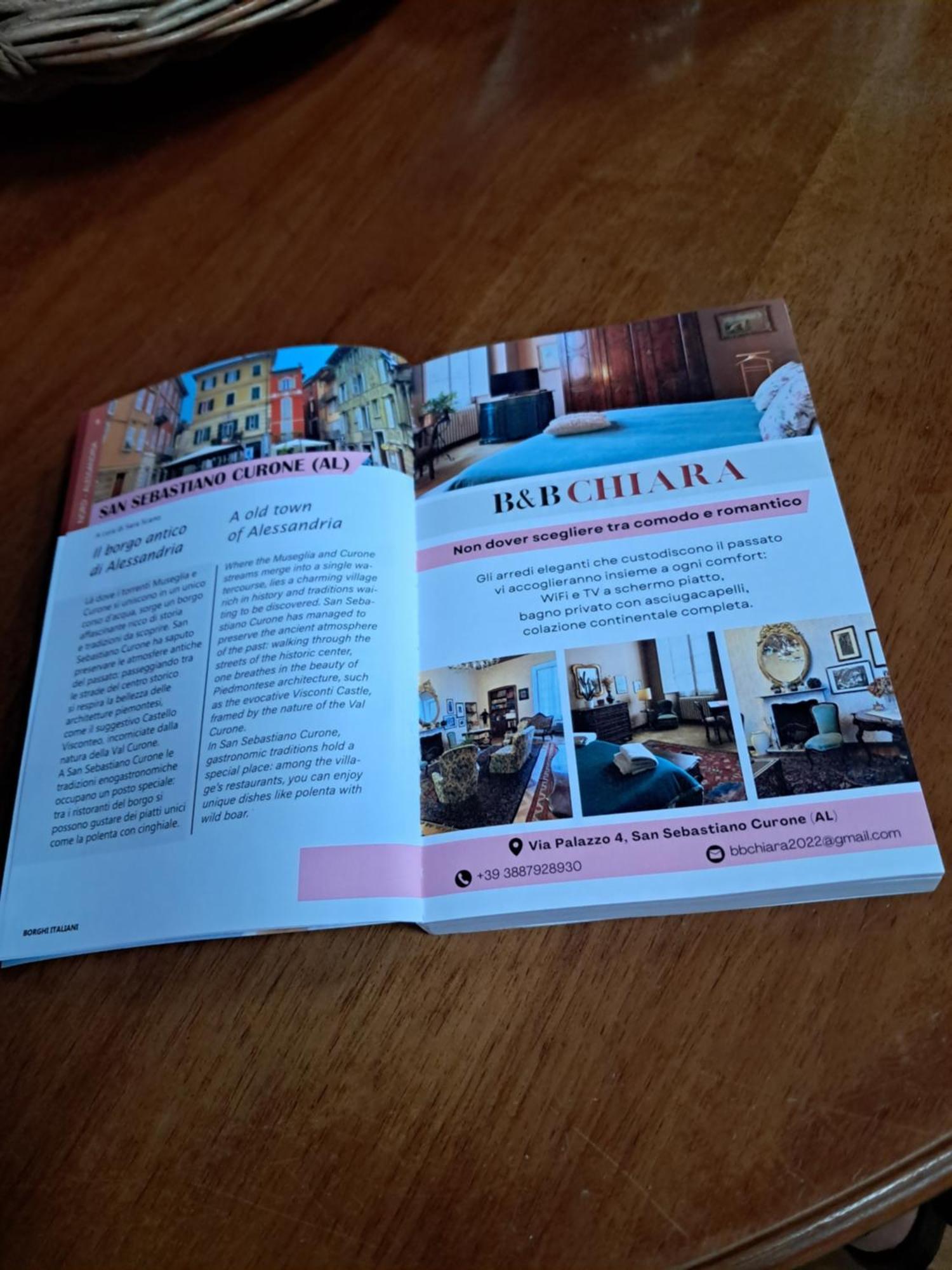Bed & Breakfast Chiara San Sebastiano Curone Екстер'єр фото